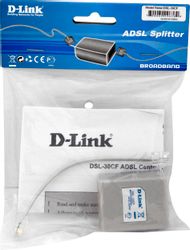 Сплиттер D-Link DSL-30CF/RS DialUp, белый