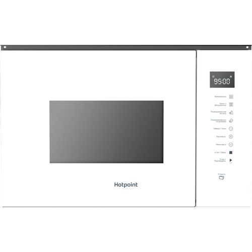 Встраиваемая микроволновая печь HOTPOINT MF25G WH H, 25л, 900Вт, белый [869891300050]