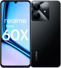 Изображение товара Смартфон REALME Note 60х 3/64Gb RMX3938 черный с IPS HD+ экраном и Android 14