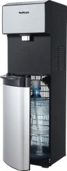 Кулер HOTFROST V450ASM, напольный, компрессорный, сенсор, черный/серебристый
