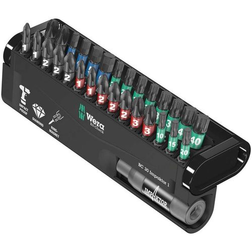 Набор отверток WERA WE-057690, 30 предметов, в жестком кейсе