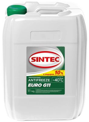 Характеристики Антифриз Sintec G11 зеленый 11кг (800559) (1861088 ...