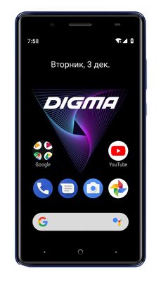 Обзор товара смартфон Digma HIT Q500 3G, синий (1078247) в интернет ...