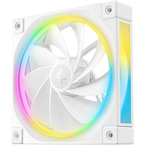 Вентилятор DeepCool FL12R Wh Reverse, 120мм, 4-pin, 2150об/мин, 33.9 дБ, ARGB, белый, Ret [r-fl12r-whapn1-g]