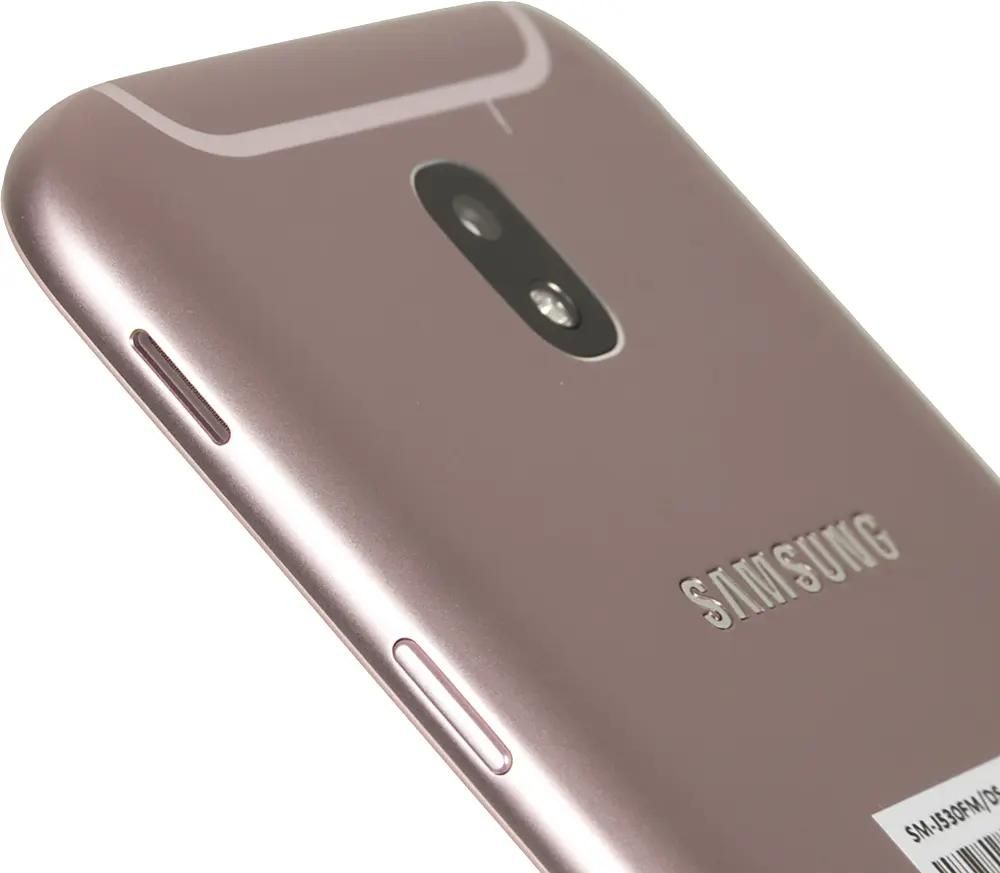 Характеристики Смартфон Samsung Galaxy J5 (2017) 16Gb, SM-J530FM/DS,  розовый (480727) смотреть в СИТИЛИНК