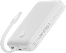 Изображение товара Внешний аккумулятор BASEUS P1002210B223-00 10000мАч белый Изображение товара Внешний аккумулятор BASEUS P1002210B223-00 10000мАч белый