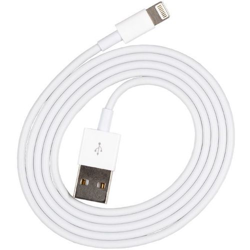 Кабель ZIBELINO Lightning (m) - USB (m), 1м, 2.4A, белый [zdap-u-l-2.4a-wht]