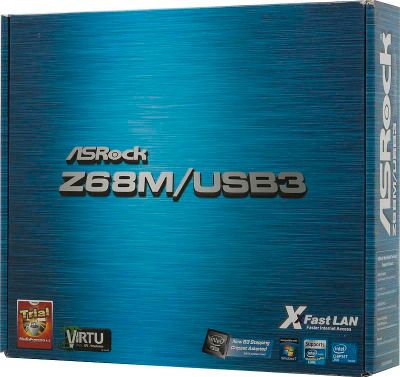 ASRock Z68M USB3 LGA 1155 Intel Z68 mATX Ret 634147