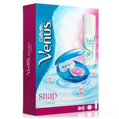 Обзор товара бритва Gillette Venus Snap, (Бритва Venus Snap + Гель для ...