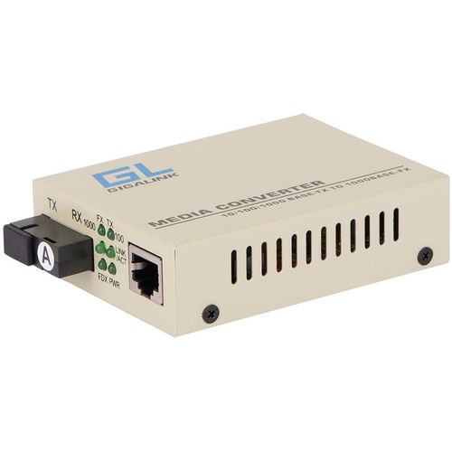 Медиаконвертер GIGALINK GL-MC-UTPF-SC1G-18SM-1310-N