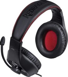 Гарнитура игровая Redragon Pelias, проводные, черный / красный