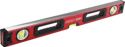 Уровень пузырьковый RGK U5060 60см, магнитный, глазков: 3шт