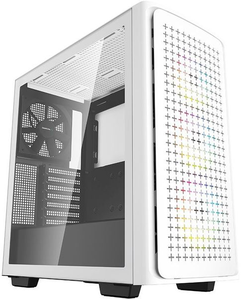 Корпус ATX DeepCool CK560 WH, Midi-Tower, без БП,  белый [r-ck560-whaae4-g-1]
