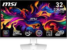 Изображение товара 31.5" Монитор MSI 321URXW,  3840x2160,  QD OLED,  240Гц,  2хHDMI,  1хDP,  белый [9s6-3dd29a-051]