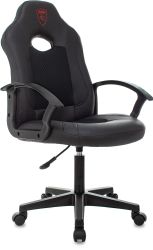 Изображение товара Кресло игровое ZOMBIE 11LT, ткань/экокожа, до 120кг, фиксированные подлокотники, черный Изображение товара Кресло игровое ZOMBIE 11LT, ткань/экокожа, до 120кг, фиксированные подлокотники, черный