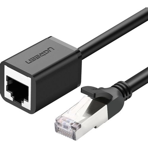 Патч-корд UGREEN NW112 литой (molded), UTP, кат.6, 1м, 4 пары, 26AWG, медь, многожильный, черный