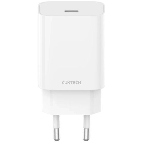 Сетевое зарядное устройство CUKTECH A18/A18C, USB-C, 30Вт, 3A, белый [a18/a18c white]