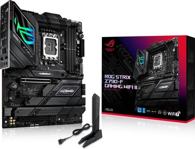 Материнская плата ASUS ROG STRIX Z790-F GAMING WIFI II, LGA 1700, Intel Z790, ATX, Ret – купить в Ситилинк | 1986478 Материнская плата ASUS ROG STRIX Z790-F GAMING WIFI II, LGA 1700, Intel Z790, ATX, Ret – купить в Ситилинк | 1986478