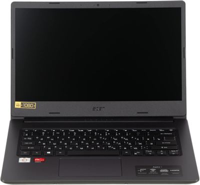 Ноутбук Acer Aspire 1 A114-21-R0DM NX.A7QER.004, 14", AMD Athlon Silver 3050U 2.3ГГц, 2-ядерный, 4ГБ DDR4, 128ГБ Flash,  AMD Radeon, без операционной системы, черный