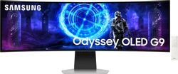 Изображение товара 49" Монитор Samsung Odyssey OLED G9 S49DG952SMXUE,  5120x1440,  OLED,  240Гц,  1хHDMI,  1хDP,  изогнутый, серебристый [ls49dg952smxue]