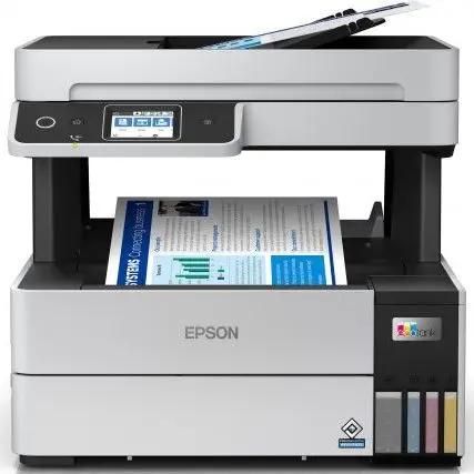 МФУ струйное Epson L6490 цветная печать, A4, с СНПЧ, серый [c11cj88405/404/502/507]