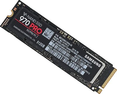 SSD накопитель Samsung 970 PRO MZ-V7P512BW 512ГБ, M.2 2280, PCIe 3.0 x4,  NVMe,  M.2