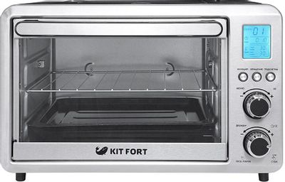 Обзор товара электропечь KitFort КТ-1705, серебристый (1027344) в ...