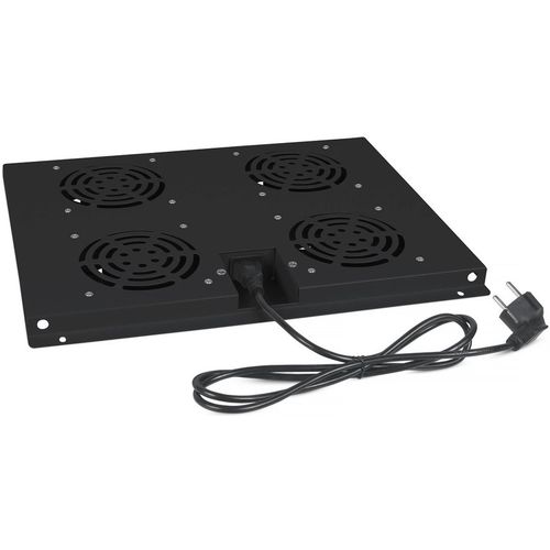 Модуль вентиляторный CABEUS TRAY-60-BK, модулей: 4, черный