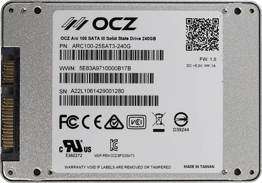 SSD OCZ Arc 100 ARC100 25SAT3 240G 240 2.5