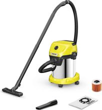 Изображение товара Строительный пылесос Karcher WD 3 S V-17/4/20 мощность 1000 Вт 17 л