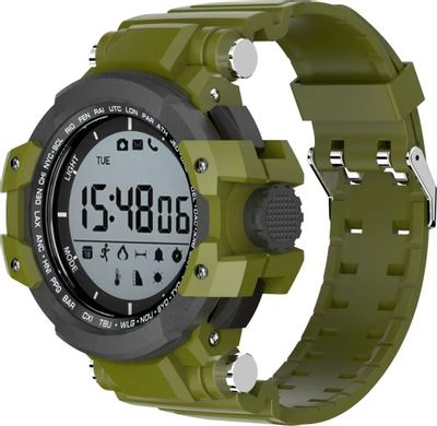 Смарт-часы JET Sport SW3, 51мм, 1.2", зеленый/серый [sw-3 green ...