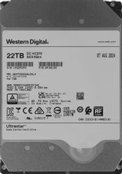 Изображение товара Жесткий диск WD Ultrastar 22 ТБ CMR SATA III для серверов Изображение товара Жесткий диск WD Ultrastar 22 ТБ CMR SATA III для серверов