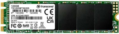 SSD накопитель Transcend 820S 120ГБ, M.2 2280, SATA III,  M.2 [ts120gmts820s]