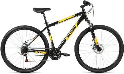 Велосипед ALTAIR AL 29 D (2021), горный (взрослый), рама 21", колеса 29", черный/оранжевый, 15.5кг [rbkt1m69q011]