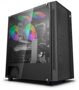 Компьютер iRU Game 520B5G AMD Ryzen 5 5600,  DDR4 16ГБ, 512ГБ(SSD),  AMD Radeon RX 6600 - 8 ГБ,  FreeDOS,  черный [2061477]