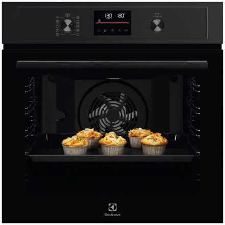 Духовой шкаф электрический Electrolux EOD4P57H, 72л, дверца с 3 стеклами, черный