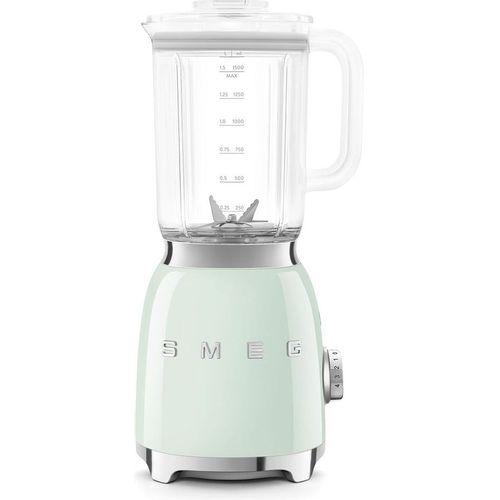 Блендер SMEG BLF03PGEU, стационарный, зеленый/серебристый