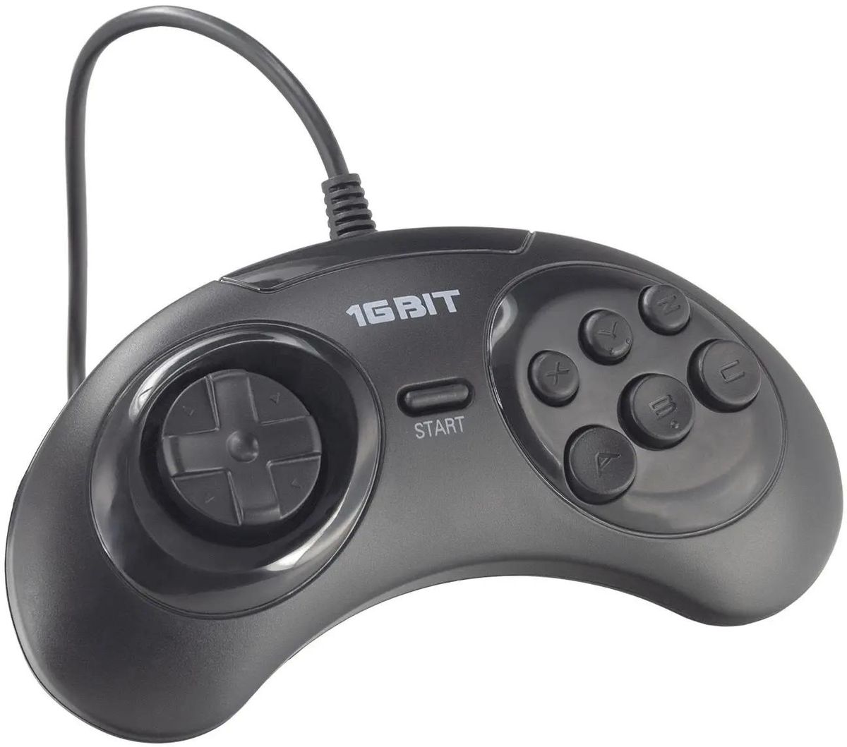 Геймпад проводной с кнопкой Mode Retro Genesis Controller (16 bit)