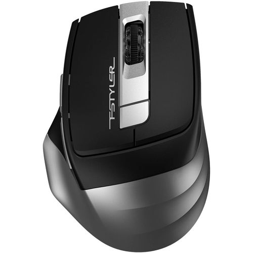 Мышь беспроводная A4TECH Fstyler FB35S, Bluetooth/Радио, оптическая, USB, 2000dpi, серый и черный [fb35s usb smoky grey]