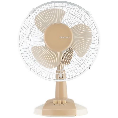 Вентилятор настольный CENTEK CT-5006, бежевый/белый
