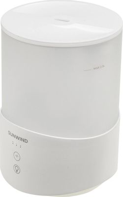 Увлажнитель воздуха ультразвуковой SunWind SUH1012,  2.5л,  белый