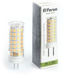 Упаковка ламп LED FERON G4, капсульная, 9Вт, 10 шт.