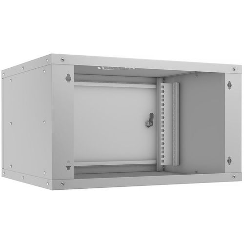 Шкаф коммутационный CABEUS WSC-05D-6U55/45M настенный, металлическая передняя дверь, 6U, 550x320x450 мм