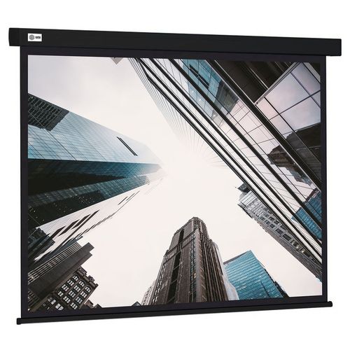 Экран Cactus Wallscreen CS-PSW-124X221-BK, 221х124.5 см, 16:9, настенно-потолочный черный