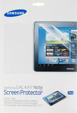 Защитная пленка Samsung N8000 для Samsung Galaxy Note GT-N8000,  10.1", прозрачная, 1 шт [etc-p1g2cegstd]