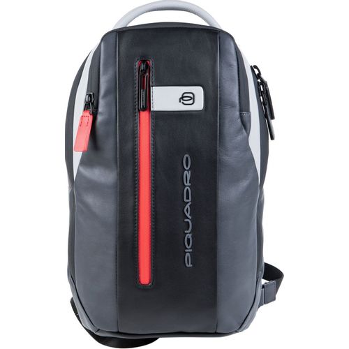 Рюкзак слинг Piquadro Urban CA6801UB00/GRN серый натуральная кожа