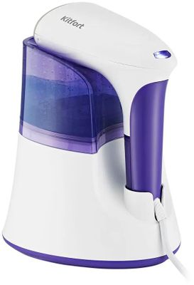 Отпариватель ручной KitFort КТ-982,  белый  / фиолетовый