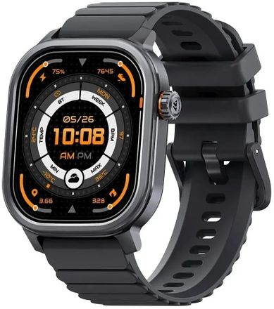 Смарт-часы KOSPET Pulse 48мм, 1.96", черный/серый