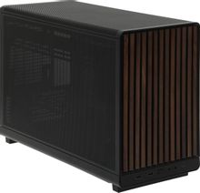 Изображение товара Корпус Mini-Tower LIAN LI A3 Wood с вставками из дерева черный без блока питания