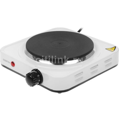 Настольная плита электрическая CENTEK CT-1506, эмаль, белый